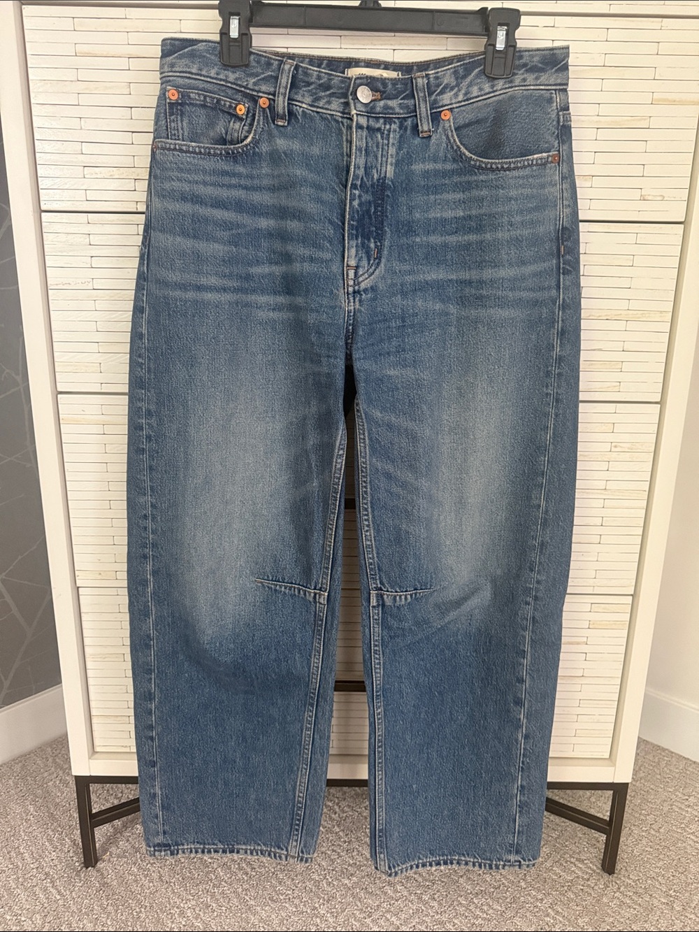 Madewell Vintage Wash Straight-Leg Jeans - Blue